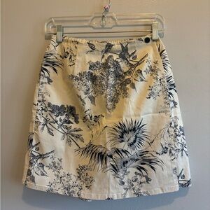 Denim & company floral skort xs